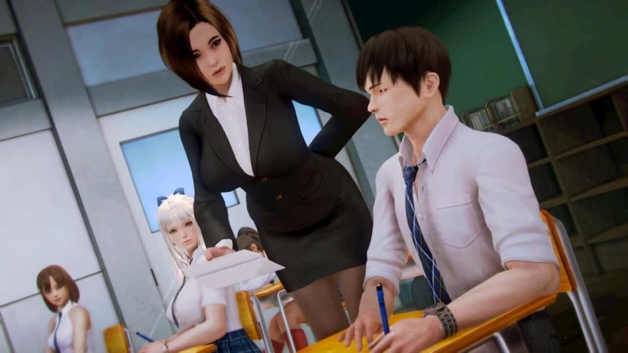 二次元老婆学院_Waifu Academy 场景演出 实机截图 1